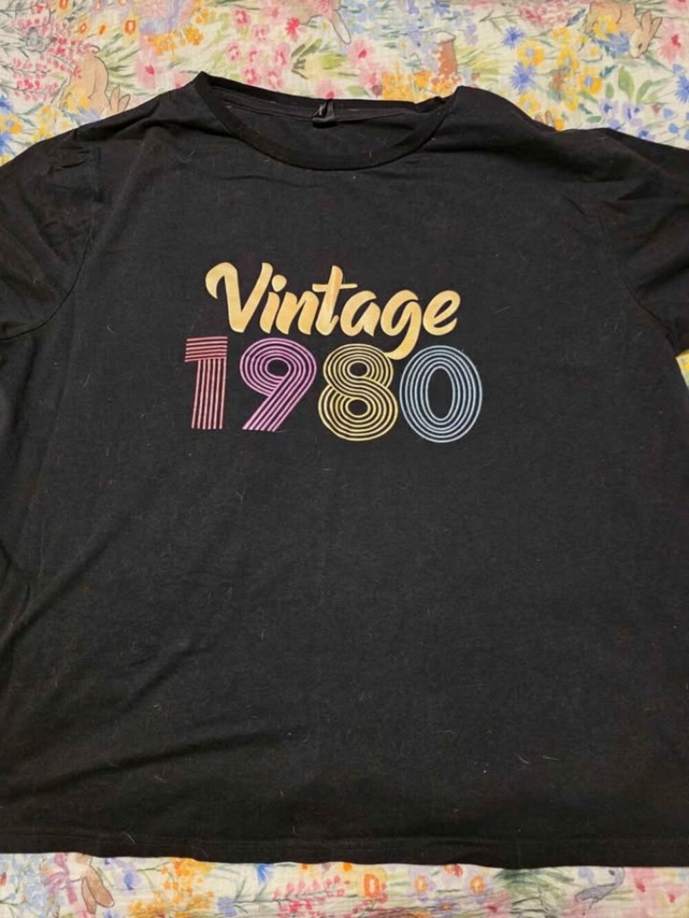 SHEIN Curve Vintage 1980 Graphic T-Shirt Size 1XL